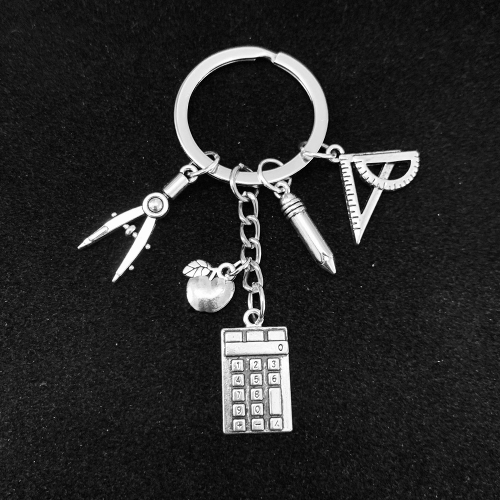 Math Teacher themed keychain - Picture 3 of 5